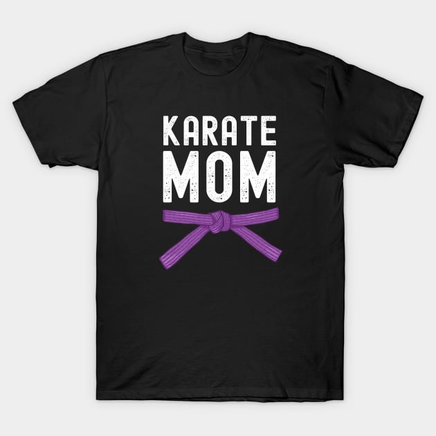 Karate Purple Belt T-Shirt by footballomatic